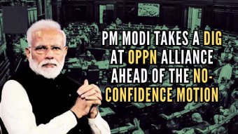 PM Modi mocks Opposition's retreat during no-confidence motion